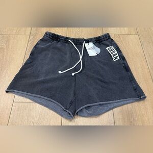 BDG Urban Outfitters NWT Black Drawstring Sweat Shorts Size L